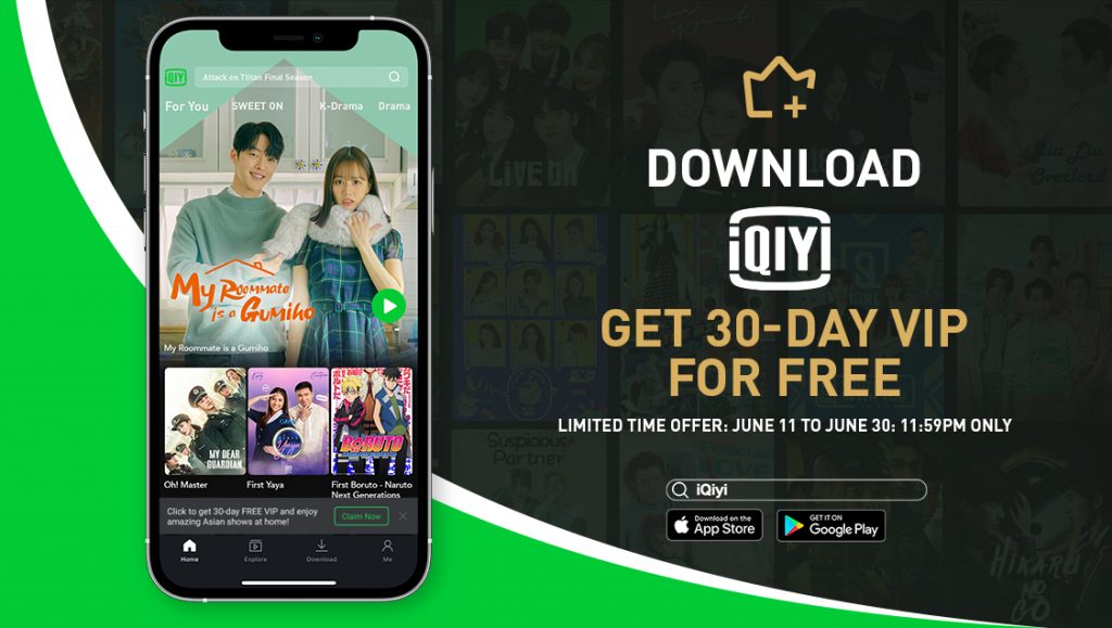 LOOKING FOR A FREE 30DAY VIP SUBSCRIPTION FROM iQiyi? HERE'S