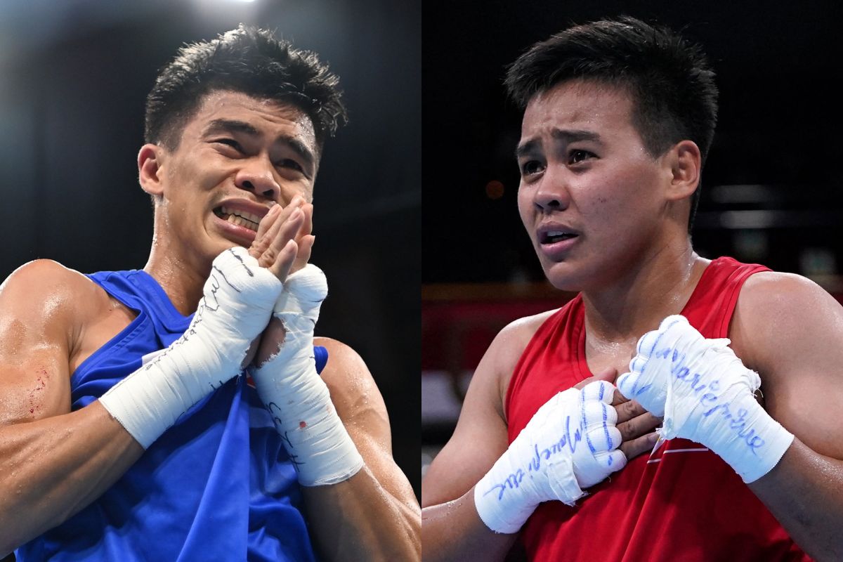 OLYMPICS BOXING SILVER MEDALISTS PAALAM, PETECIO SCORE CONVINCING WINS ...